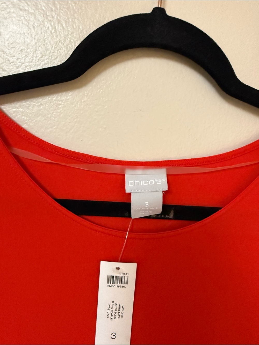 NEW Chicos Sleeveless Red Maxi Dress - Picture 4 of 11